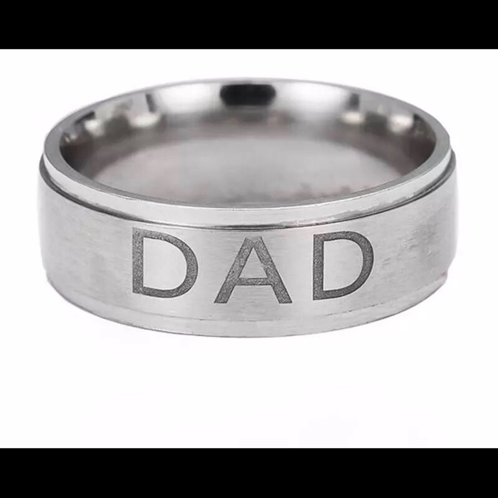 Dad ring fathers Day birthday jewelry - Picture 2 of 2